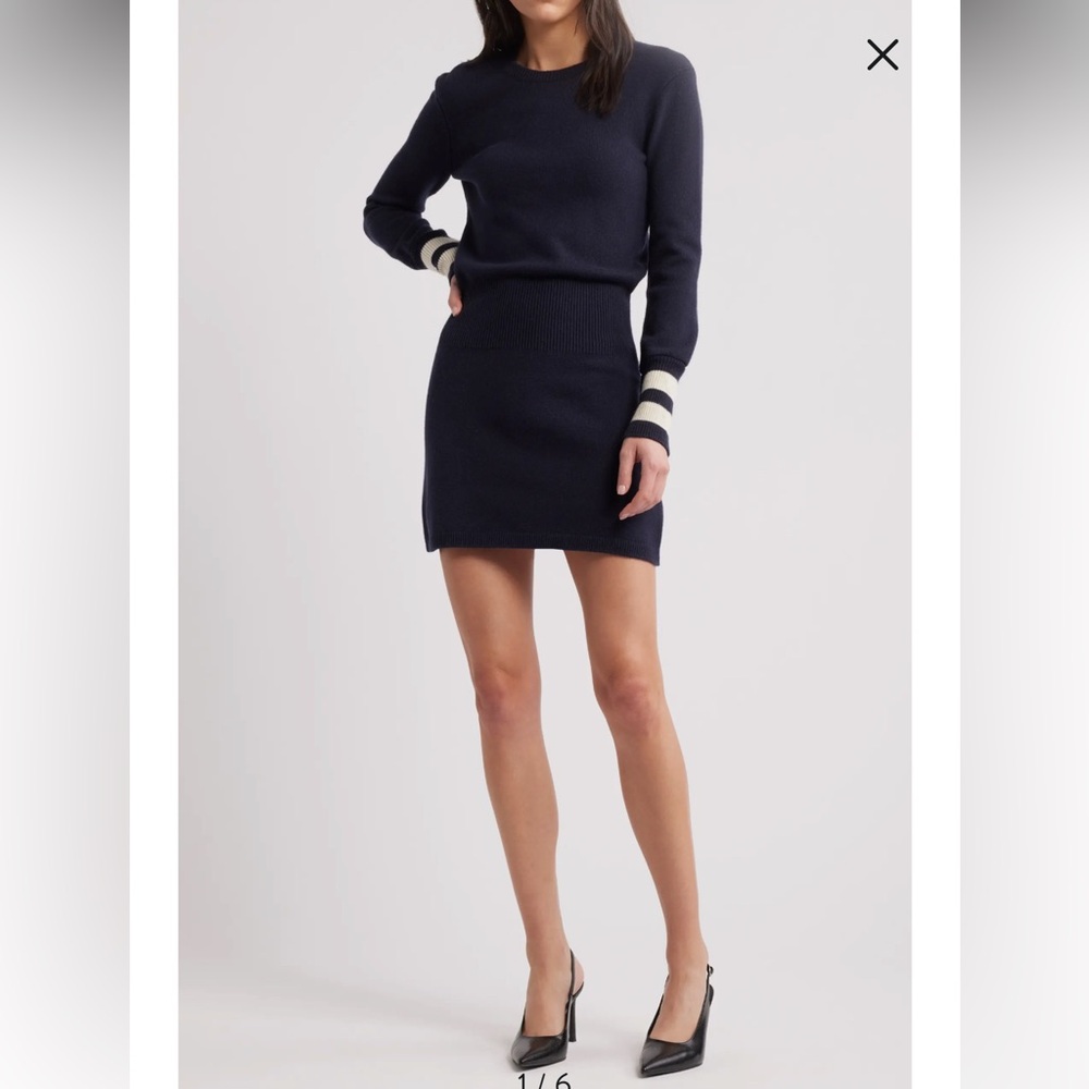 FRAME size XXS The Club Cashmere Blend Sweater Minidress